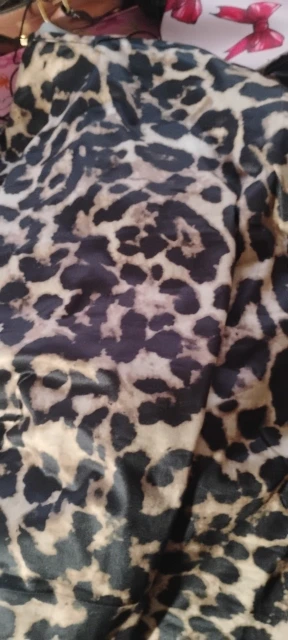 Leopard Print Sleeveless Ankle-Length Dress with Empire Waist photo review
