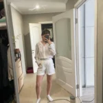 Trendy Button-Up Shirt & Shorts Combo - Perfect Summer Outfit photo review