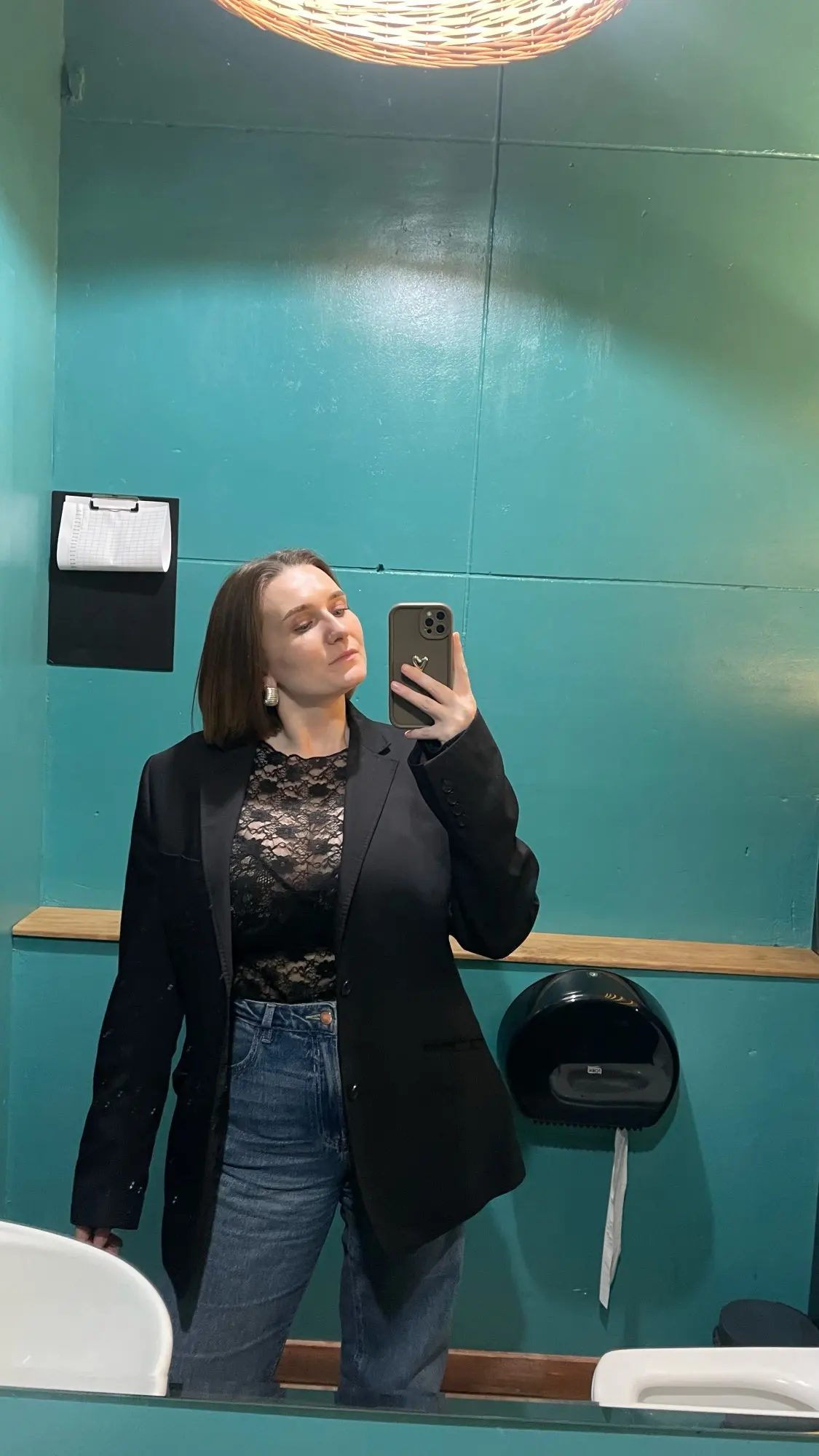 Lace-Trimmed Long Sleeve Crop Top for Unforgettable Nights photo review