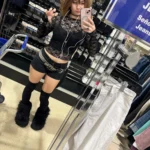 Lace-Trimmed Long Sleeve Crop Top for Unforgettable Nights photo review