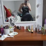 Summer Grey Backless Maxi Dress with Stretch Fit & Strapless Neckline photo review