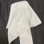 Luxurious Satin Corset Dress Strapless Asymmetrical Scarf photo review