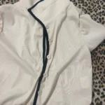 Sisterlinda Summer Ribbed Two-Piece Set with Striped Button Top and Hip Skirt photo review