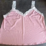 Lace-Trimmed Two-Piece Camisole & Shorts Sleep Set photo review