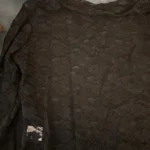 Lace-Trimmed Long Sleeve Crop Top for Unforgettable Nights photo review