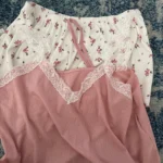 Lace-Trimmed Two-Piece Camisole & Shorts Sleep Set photo review