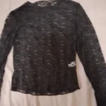 Lace-Trimmed Long Sleeve Crop Top for Unforgettable Nights photo review