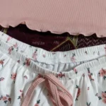 Lace-Trimmed Two-Piece Camisole & Shorts Sleep Set photo review