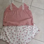 Lace-Trimmed Two-Piece Camisole & Shorts Sleep Set photo review