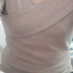 Comfort Stretch Slant Neck Off-Shoulder Top - Work & Casual photo review