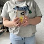 Fun Dog Embroidery Cotton Tees for Stylish Summer Vibes photo review