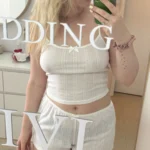 Y2 K Fairy Kawaii Crop Top & Button Shorts Set - 2000 s Aesthetic photo review