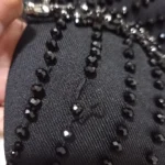 Beaded Spaghetti Strap Bandage Dress Ankle-Length photo review