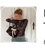 Lace-Trimmed Long Sleeve Crop Top for Unforgettable Nights photo review