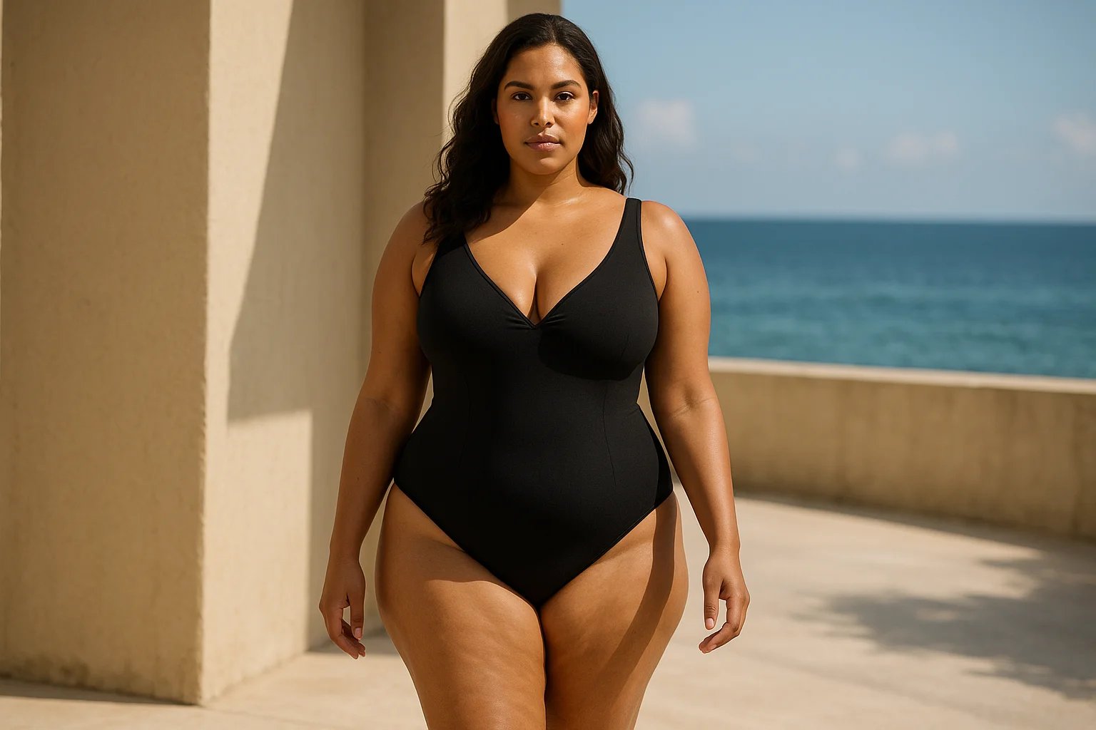 Fashionable Curved Swimwear For Women Outfit Ideas