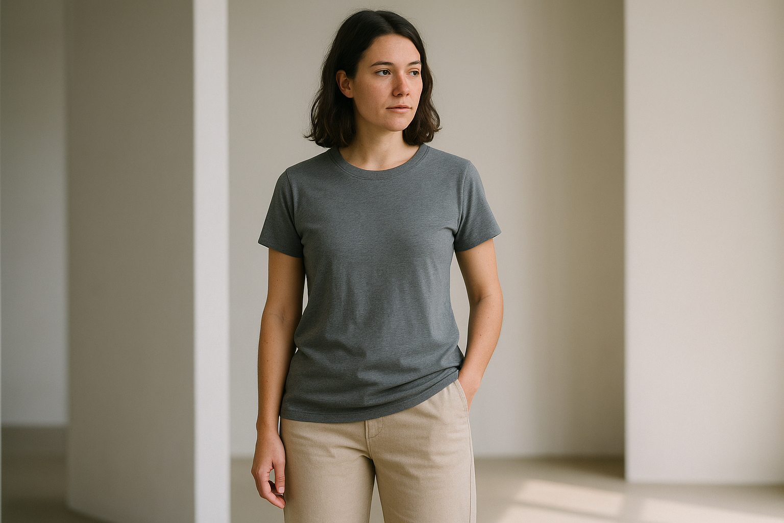 Mix and Match: Casual Crew Neck Tee Outfits for Women