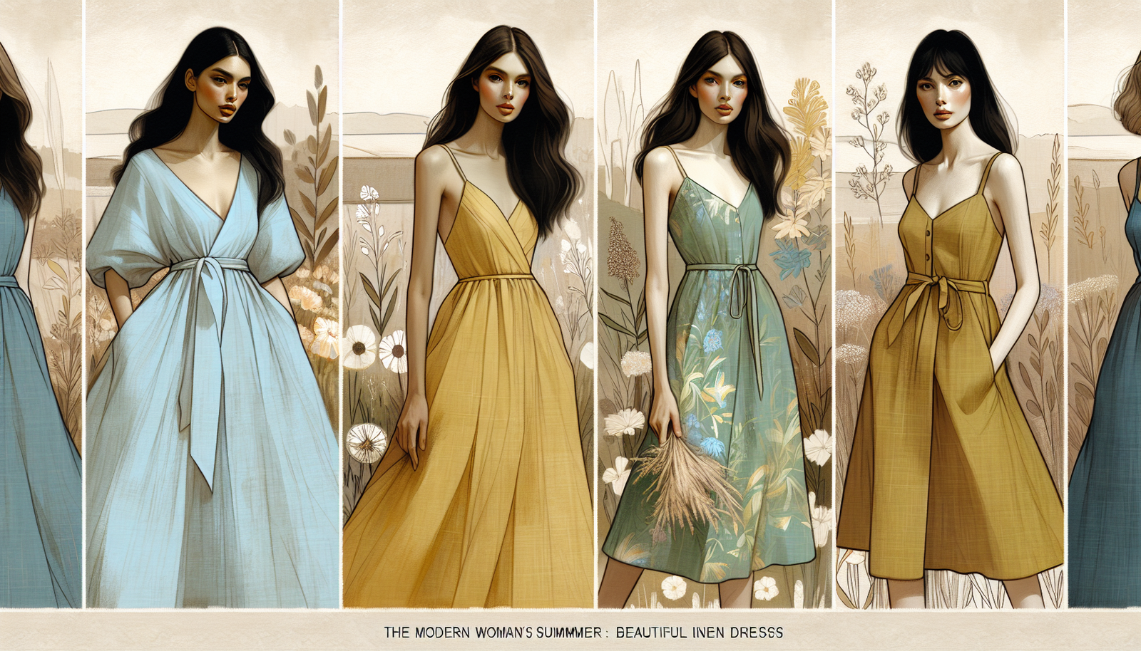 Linen Dresses Collection for This Summer
