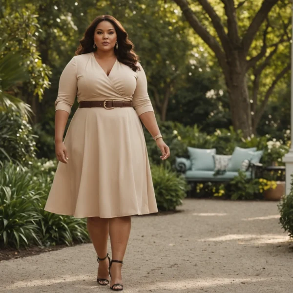 How to Rock Plus Size A-Line Dresses with Confidence