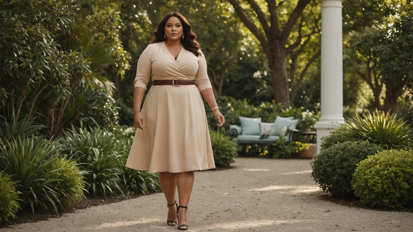 How to Rock Plus Size A-Line Dresses with Confidence