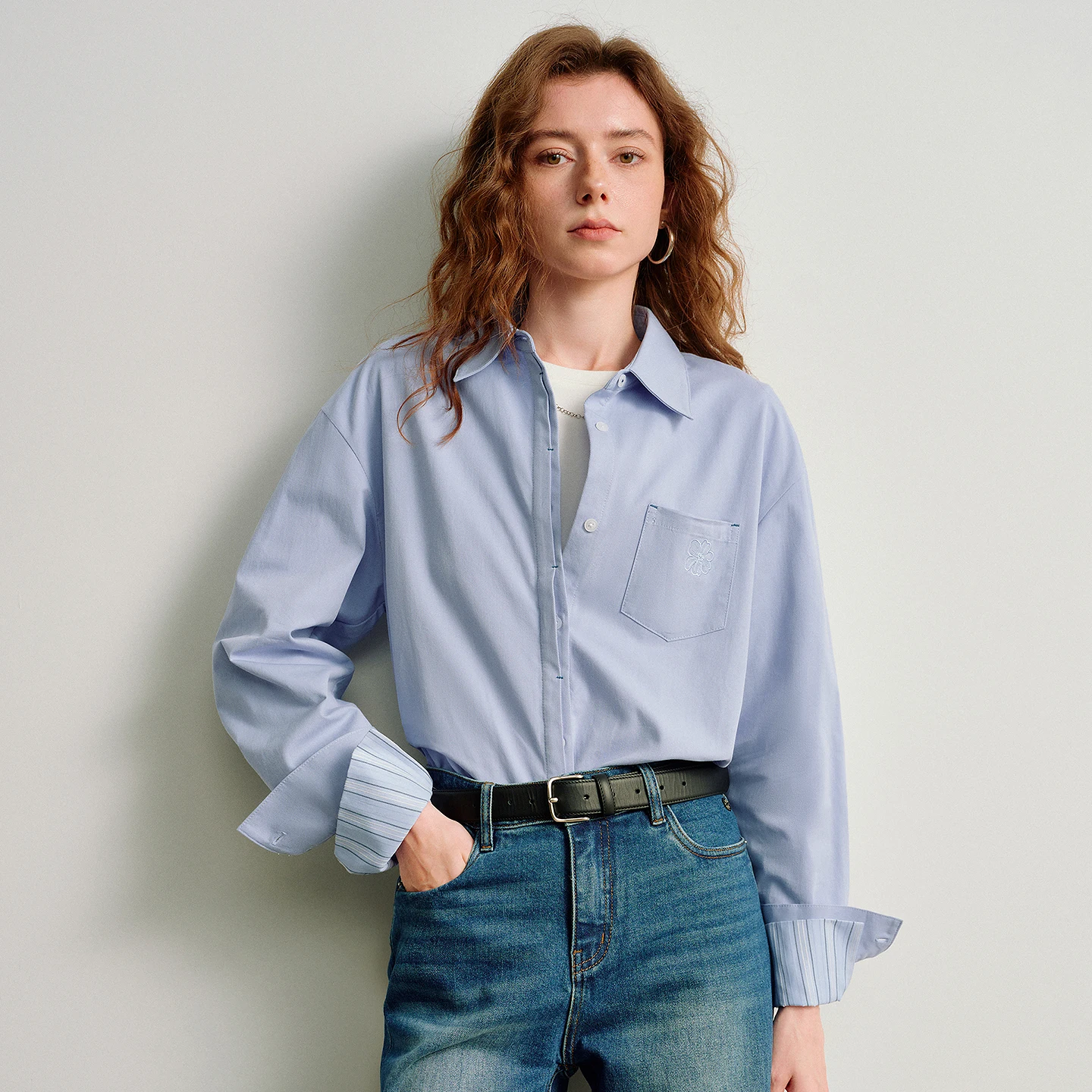 kf-S055961974a7640eba6634f85d9dd7a58a TOYOUTH Women Easy Morning Lazy Shirts 2026 Spring New Wrinkle Resistant Low Maintenance Light Spring Cotton Blouses