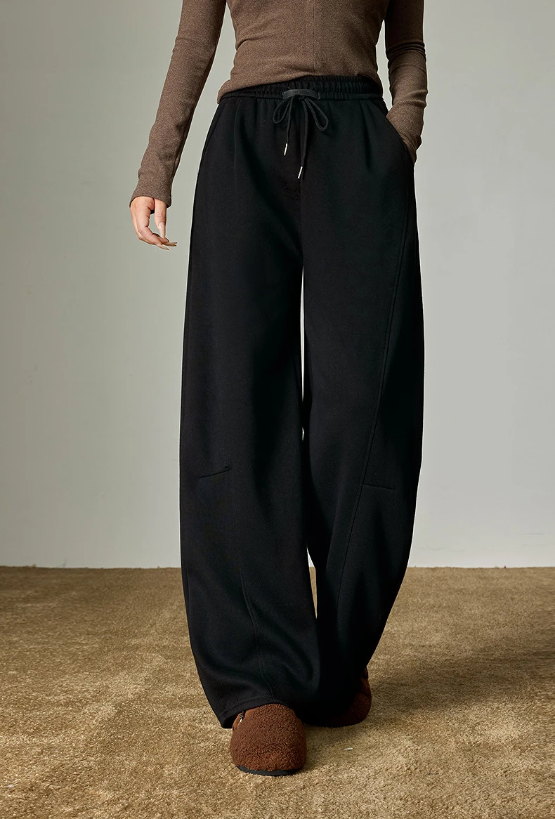 Kf-S53A787A7Fc7B44Cfb66C30386Ef6C322Z Toyouth Women'S Banana Pants Winter New Deconstructed Split Design Minimalist Light Sporty Style Casual Pants