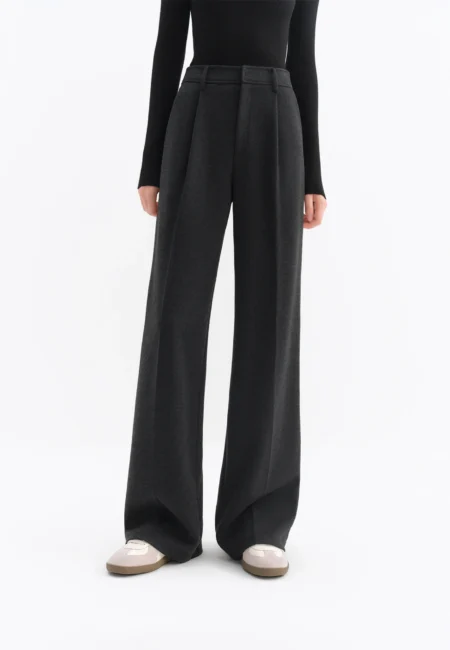 High Waisted Straight Leg Commute Casual Pants Winter New Arrival, ming Height Enhancing, Versatile Everyday Pants