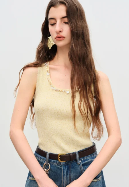 ​Mary Sleeveless Knitted Tank Top