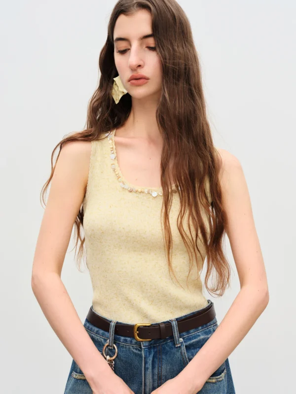 Mary Sleeveless Knit Tank: Effortless Style for Any Occasion