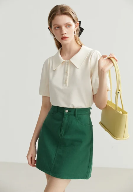 Fifi Polo Collar Top