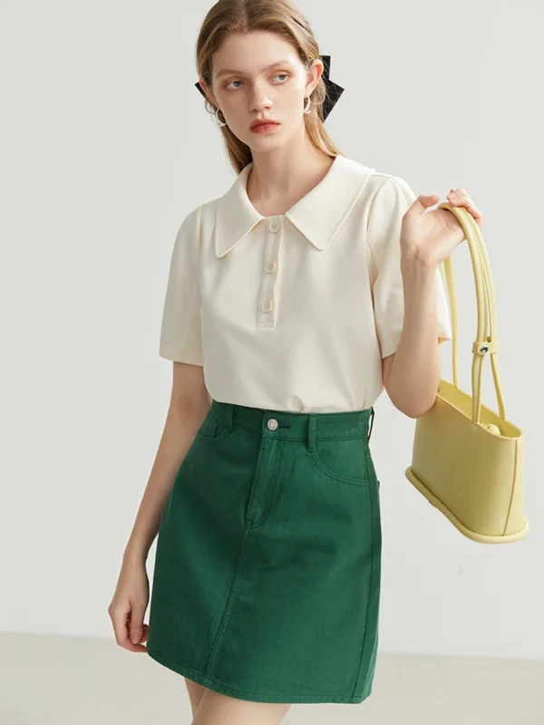 Fifi Polo Collar Top