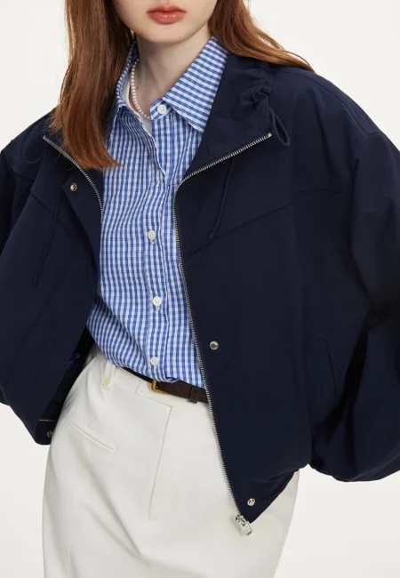 Gabby Royal Blue Bomber Jacket