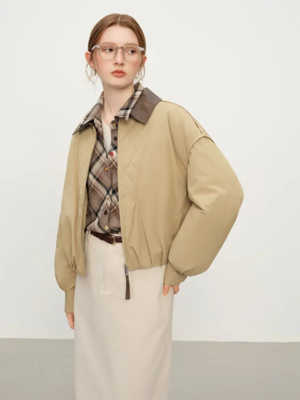 Lightweight Padded Jacket in Vintage Plaid