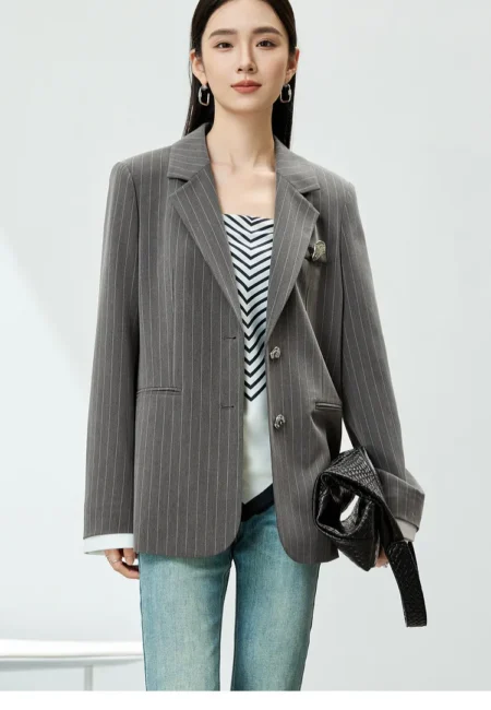 SENTUBILA Blazer Women Spring Black Suit Jackets Office Business Workwear Casual Blazers Coat Female Outerwear Clothing