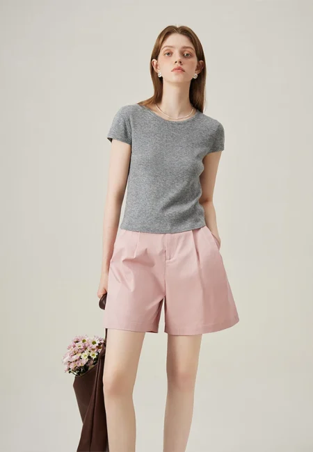 Summer Casual Versatile Women Shorts Summer New High Waist Short Pants Classic Shorts For Female 24FS12277