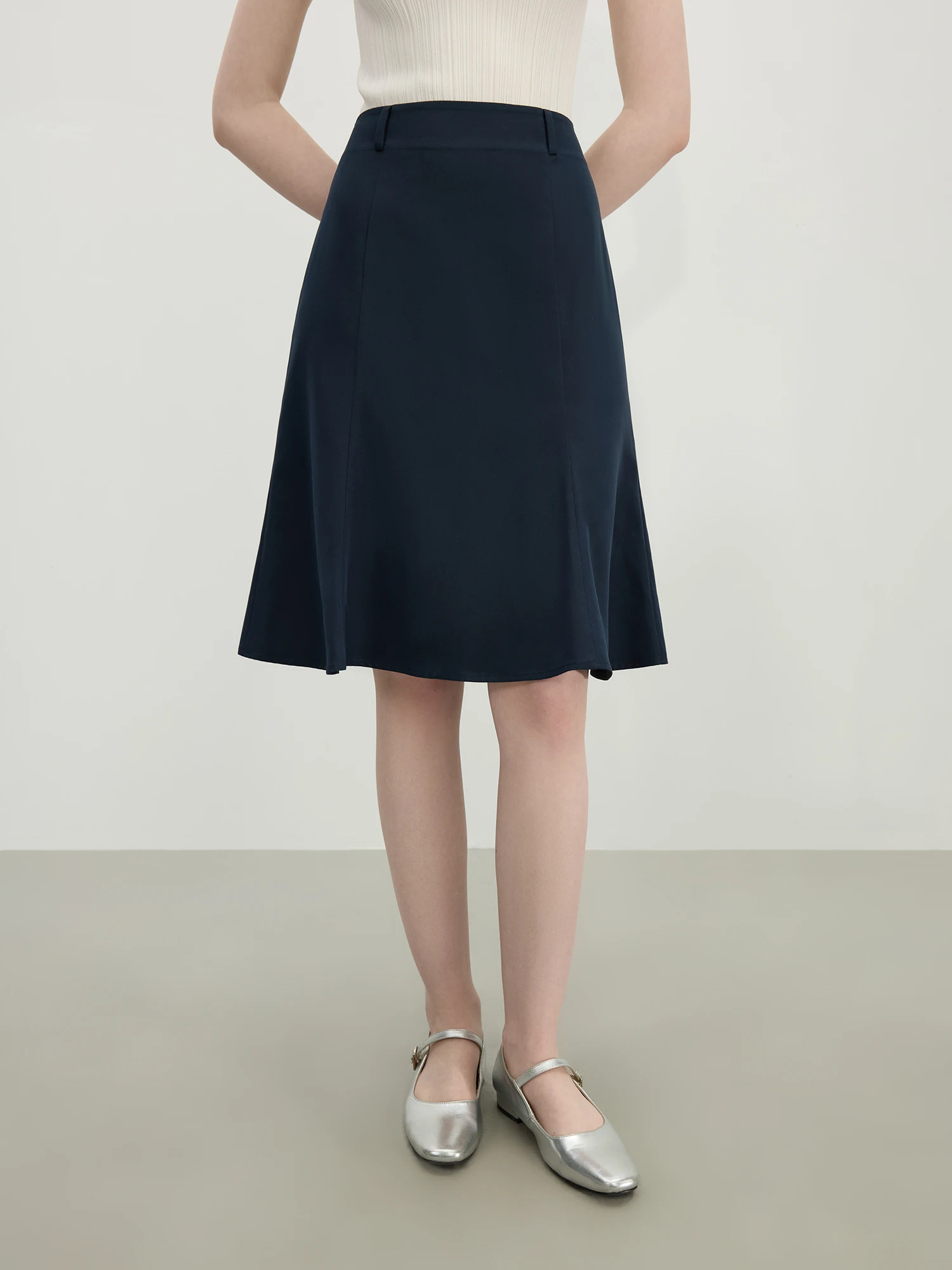 Kf-S9Ed31Be31Fad46D4A1B0090B726B2Fd9C Fsle White Mermaid A Line Skirt Summer High Waisted Office Evening Chiffon Tailored Elegance Casual Loose Skirts 25Fs12166