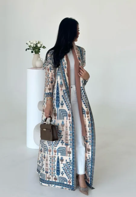 Abaya long pleated Mu dress, stylish, elegant, Miyake, Cardigan, new, 2026